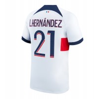 Dres Paris Saint-Germain Lucas Hernandez #21 Gostujuci 2023-24 Kratak Rukav